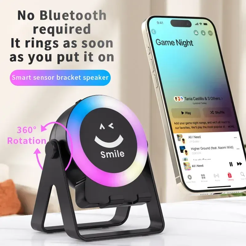 4 IN 1 Wireless Induction Audio Bluetooth Speaker